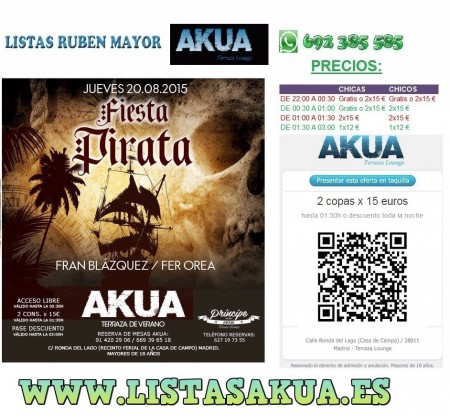 Jueves 20 de agosto de 2015